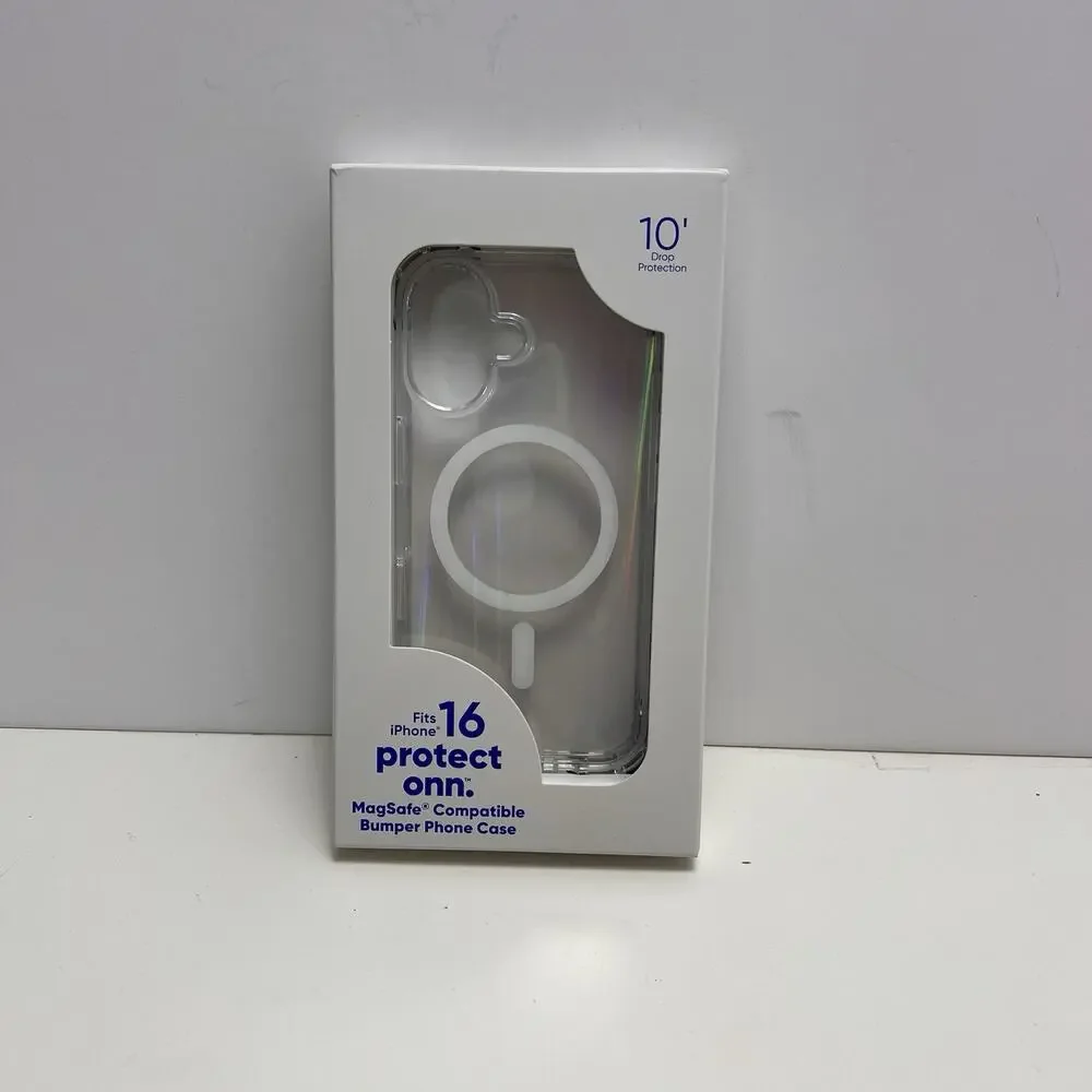 iPhone 16 Protect Onn Bumper Phone Case Clear